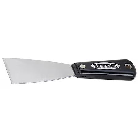 Hyde 02300 Putty Knife, Straight, Carbon Steel, 2"W