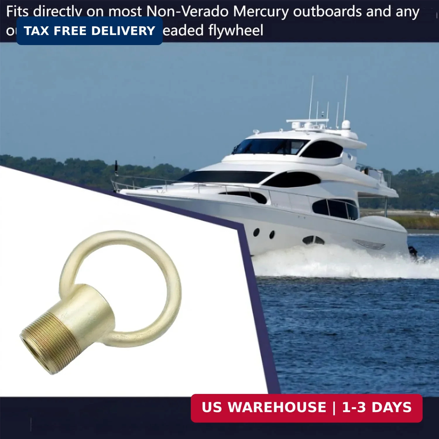 91-904551 Outboard Lifting Ring Tool Replacement For Universal Lifting System AM