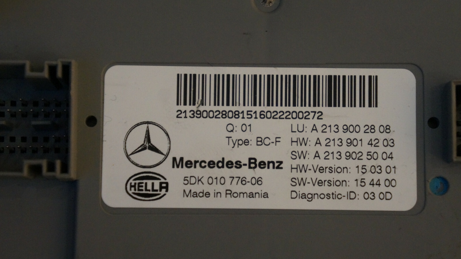 ⭐ORIGINAL 2017 Mercedes E-Class W213 SAM Control Module A2139002808