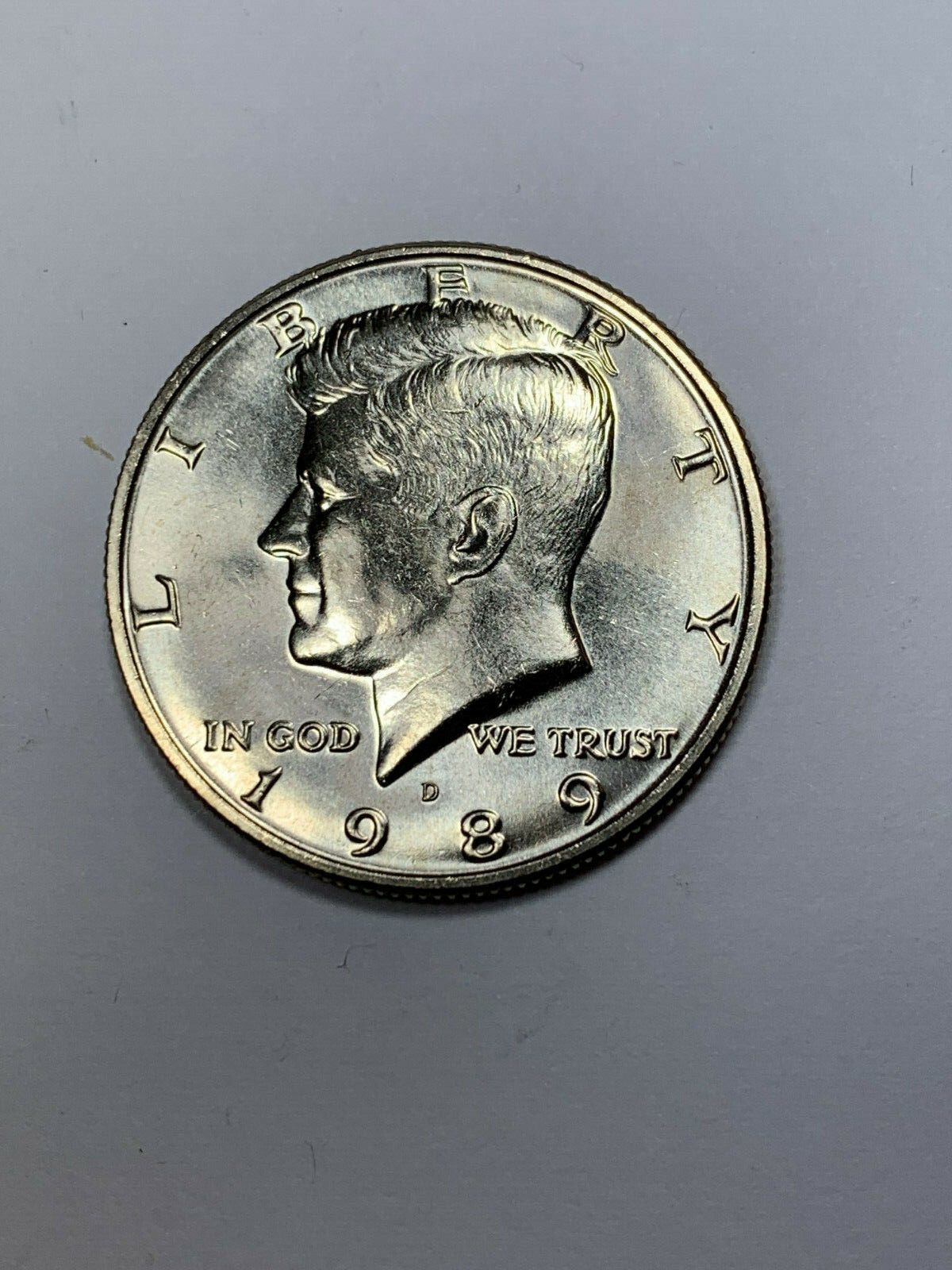 1989-D Clad Kennedy Half Dollar