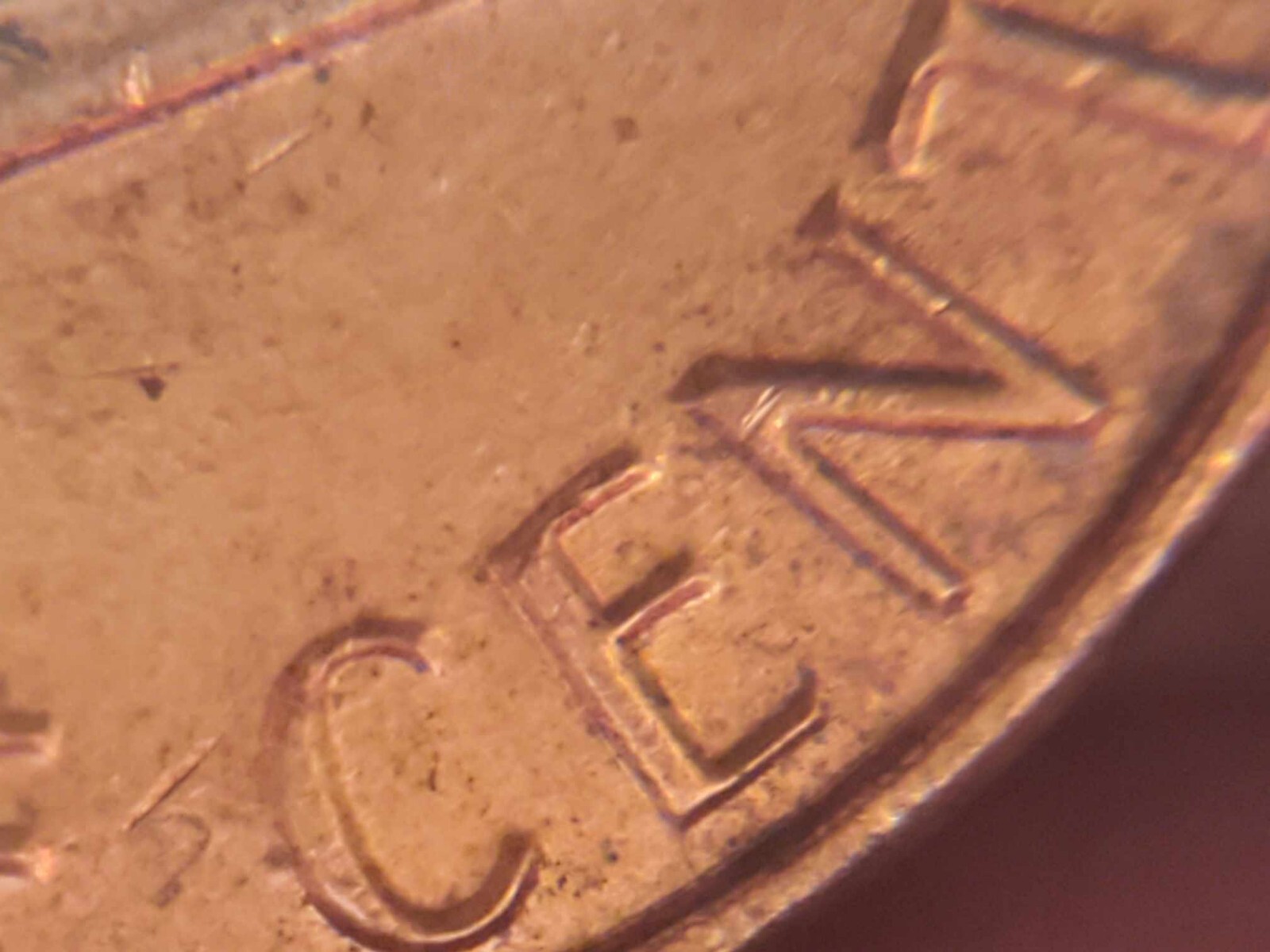 1983 CENT DDR FS-801 Doubled Die Reverse