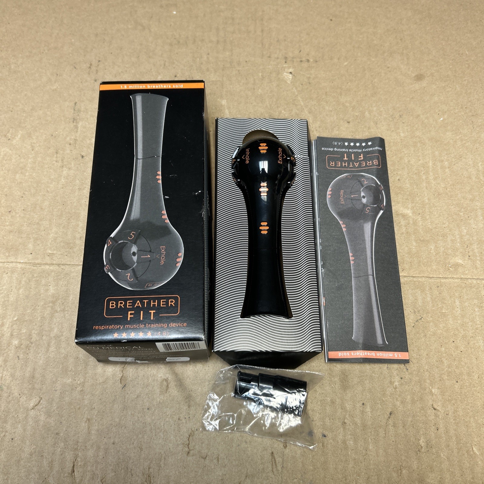 Breather Fit Health Respiratory Muscle Trainer BFIT Natural Device New Open Box