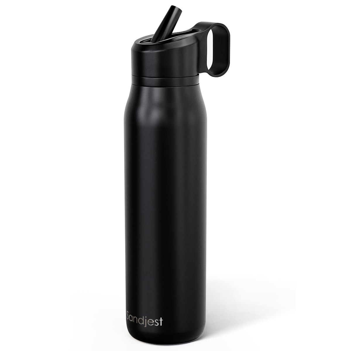 Water Bottle with Twist Lid Insulated Stainless Steel 20oz,Travel Water Bottl...
