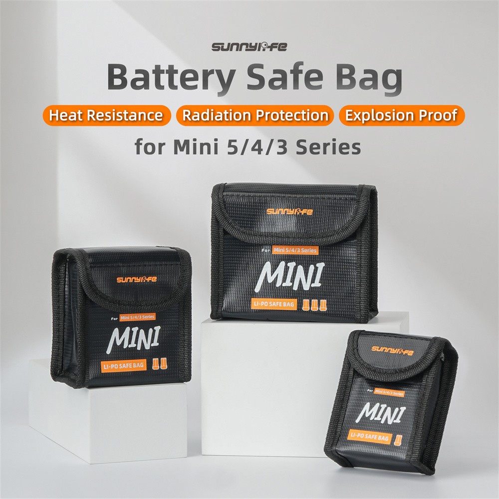 Battery Safe Bag Li-Po Safe Bag Protective Explosion-proof for DJI Mini 5/4 Pro