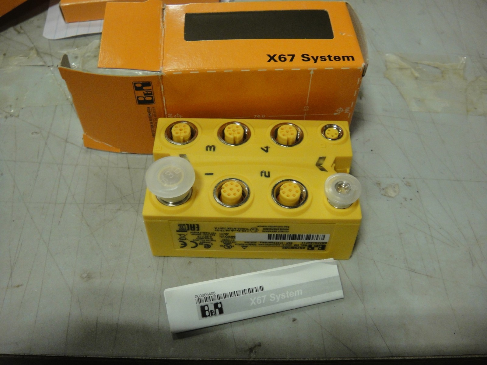 zz B&R X67SI8103 PLC Module open box new pictured
