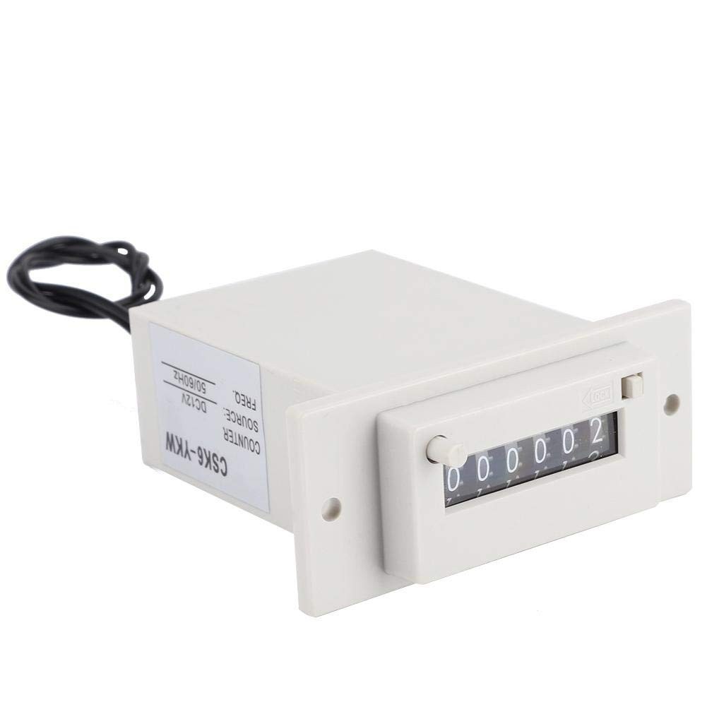 Counter Electromagnetic Totalizer CSK6-YKW Counter DC 12V Electronic  for MINI