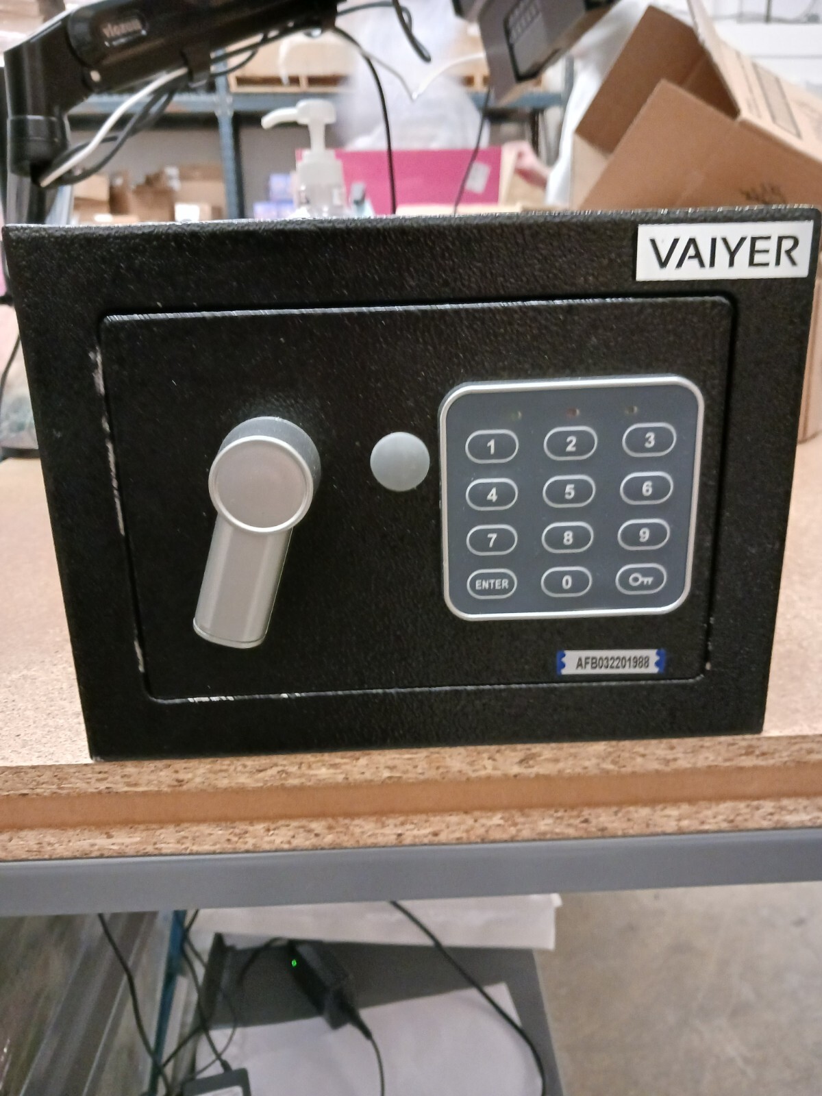 Home and Office Electronic Safe Box with Digital Keypad & Keys,