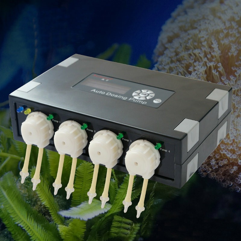 Jebao Marine Aquarium Auto Dosing Pump DP-2 /3 /4 Coral Reef Trace Element Doser