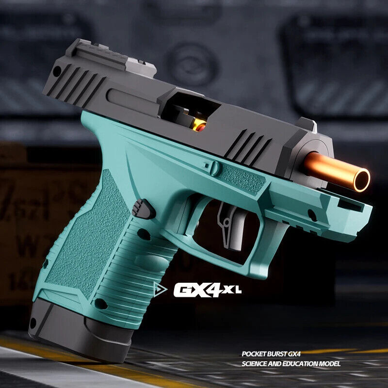 Gx4 Pocket Toy Continuous Shell Throwing Education Gun Model Soft Bullet Pistol