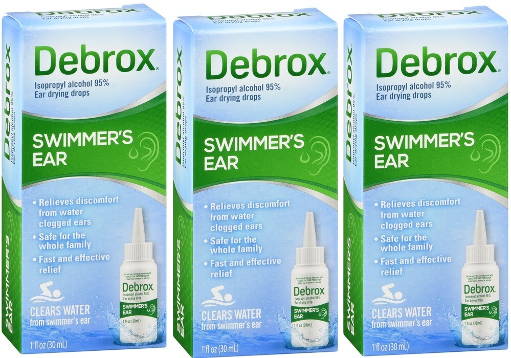 Debrox Swimmers Ear Relief 1oz (3 Pack)
