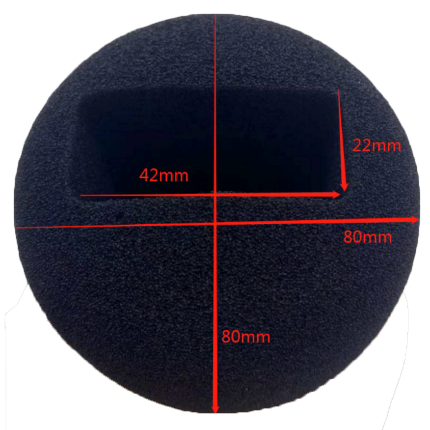 Custom logo Rode wireless go II microphone Foam Windshield Pop Filter Cover