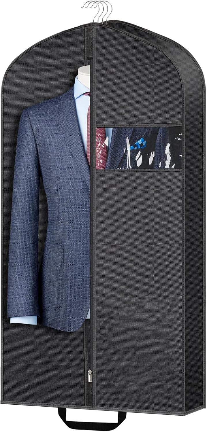 43" Suit Bags for Men Travel, Travel Garment Bag Carry On, Durable Thick
