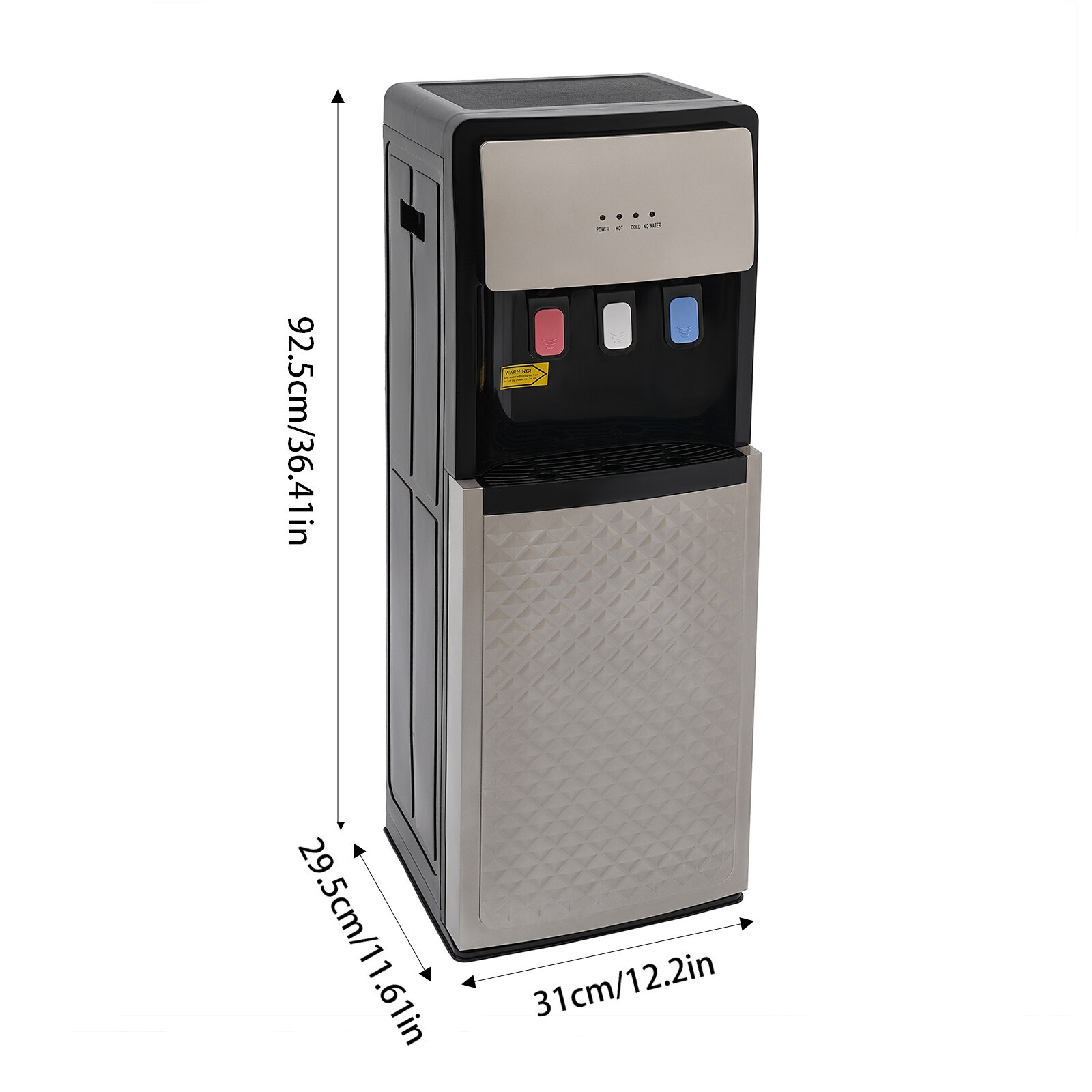 Bottom Loading Hot & Cold Water Cooler Dispenser with User-Friendly Design