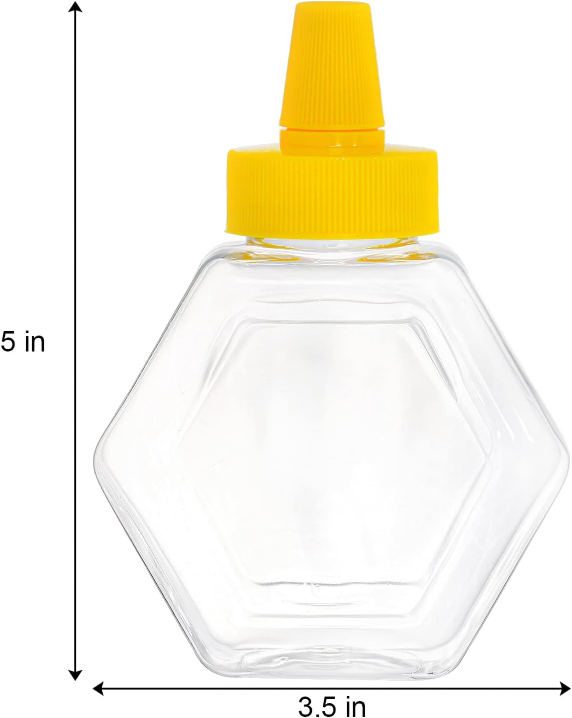 16 Pack Plastic Honey Bottle Jars, 7 Oz Squeeze Bottles Empty Jars with Spout, R