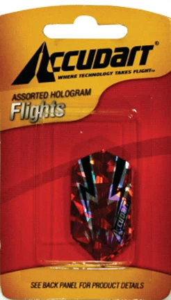 Accudart D4561 Hologram Flights - Multi-Coloured, One Size