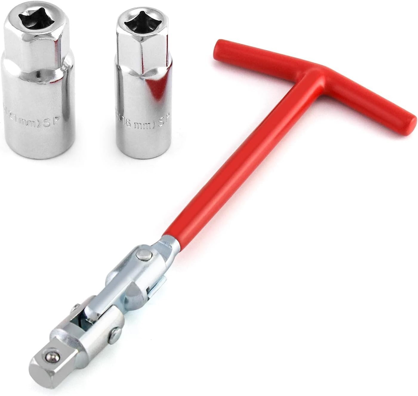 Llave De Vaso Para Bujias Con Mango En T Herramienta De Extraccion De 6 MM 5/8.
