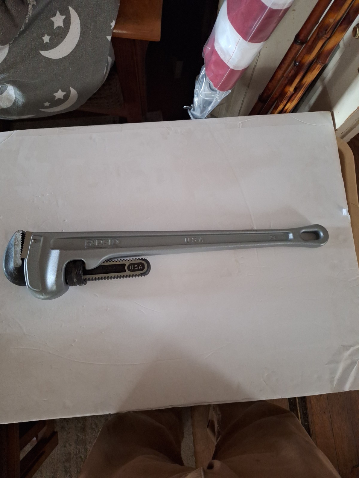 New Ridgid 24"  Aluminum Pipe Wrench Made In USA