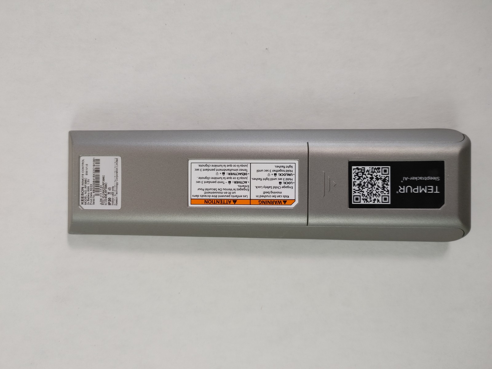New TempurPedic RF396C SMART Remote Control