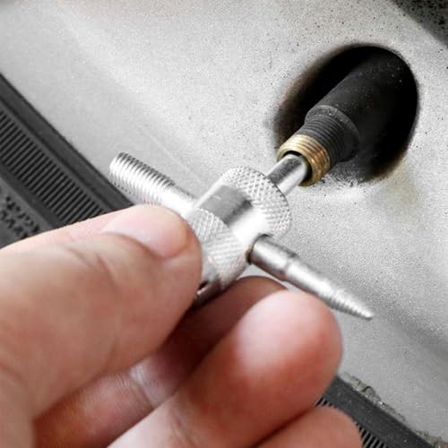 4-Way Valve Core Tool Tire Valve Tools, 4-in-1 Automobile Tire Valve Stem Core