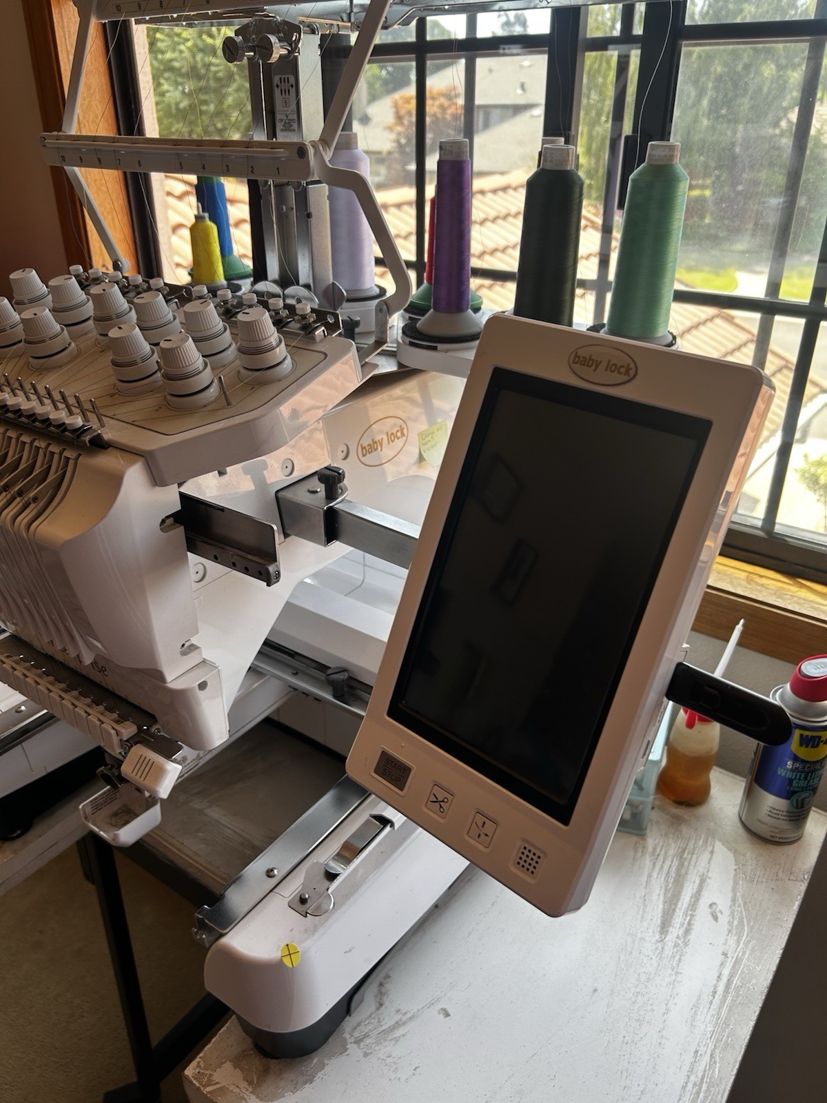 10 Needle Embroidery Machine Babylock Enterprise, Multi-needle Embroidery