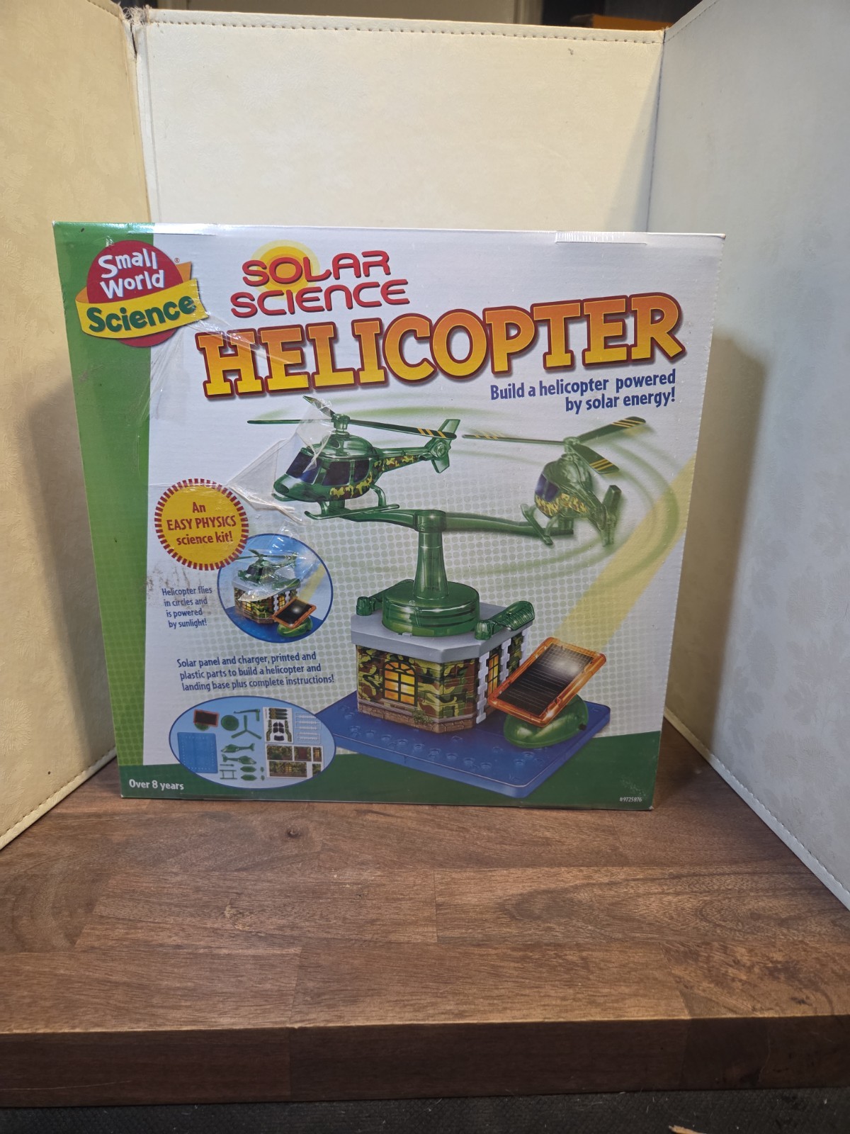 Solar Science Helicopter Kit Small World Solar Powered STEM Sealed New