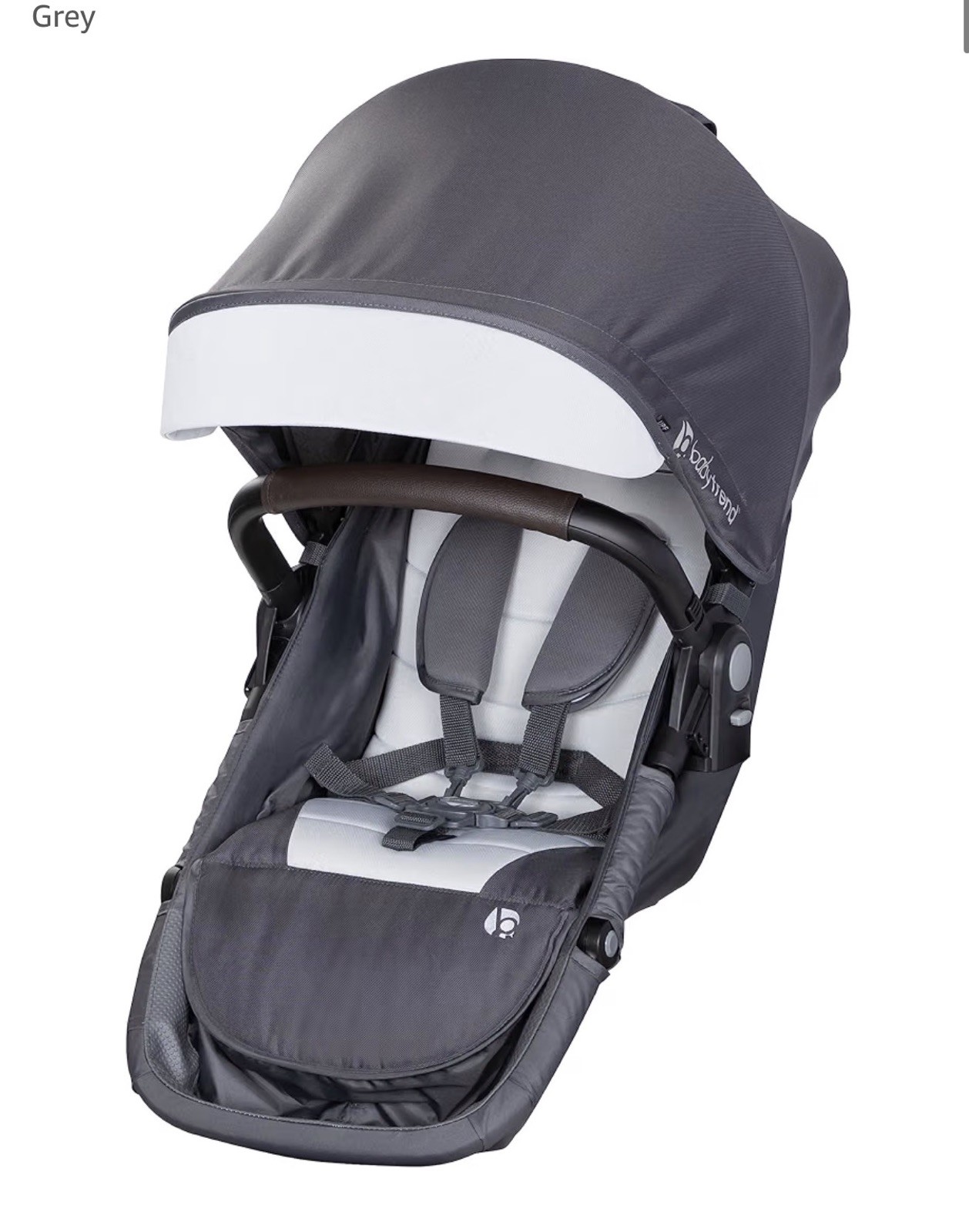Baby Trend Morph Single to Double Stroller Second Seat Dash Grey BT05F01
