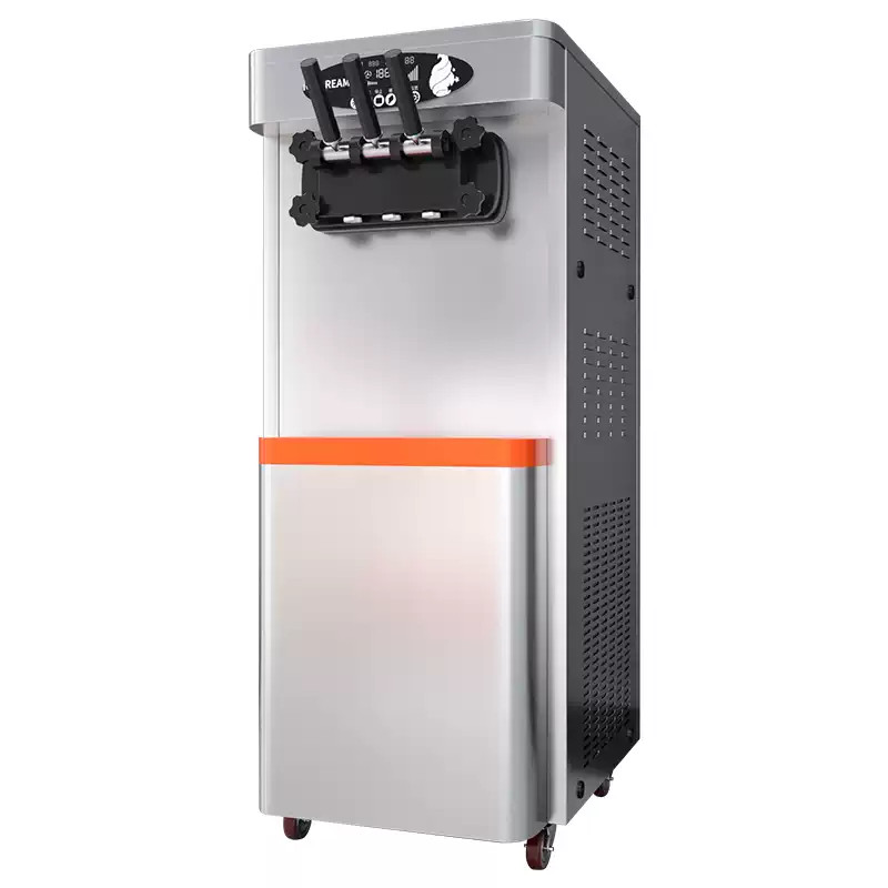 Commercial Small Upright Countertop Ice Cream Machine for Sundaes and Cones
