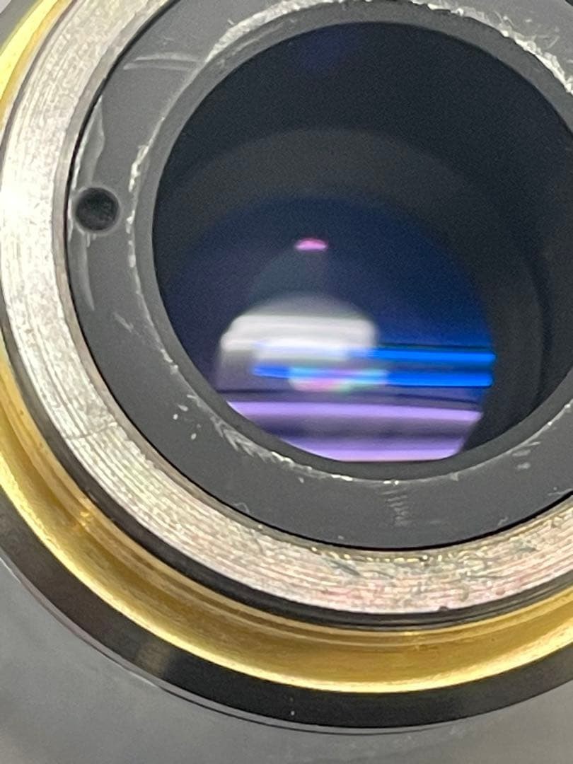Nikon Microscope Objective lens L Plan 2.5X / 0.075WD 8.8 Good condition From JP