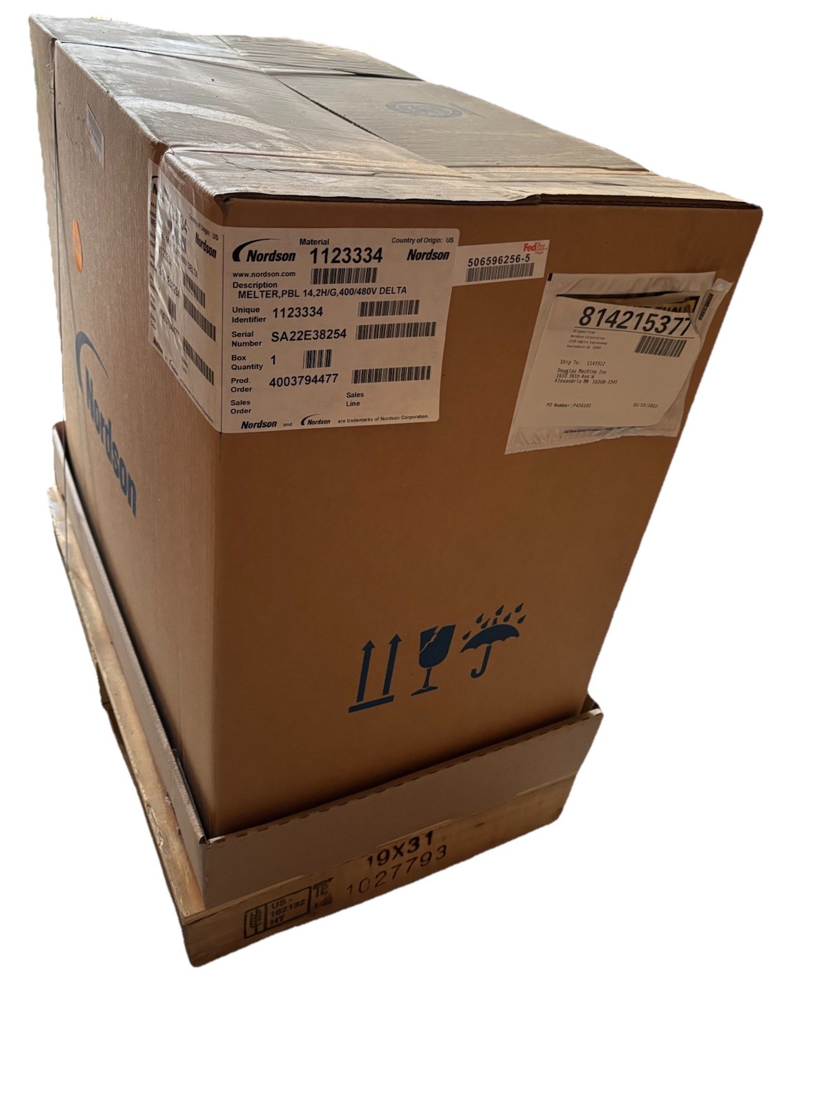 Original Nordson New In Box 1123334 Problue 14 480V 2 Hose/ Gun Melter