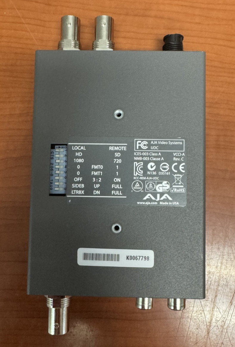 Aja UDC Up/Down/Cross Converter