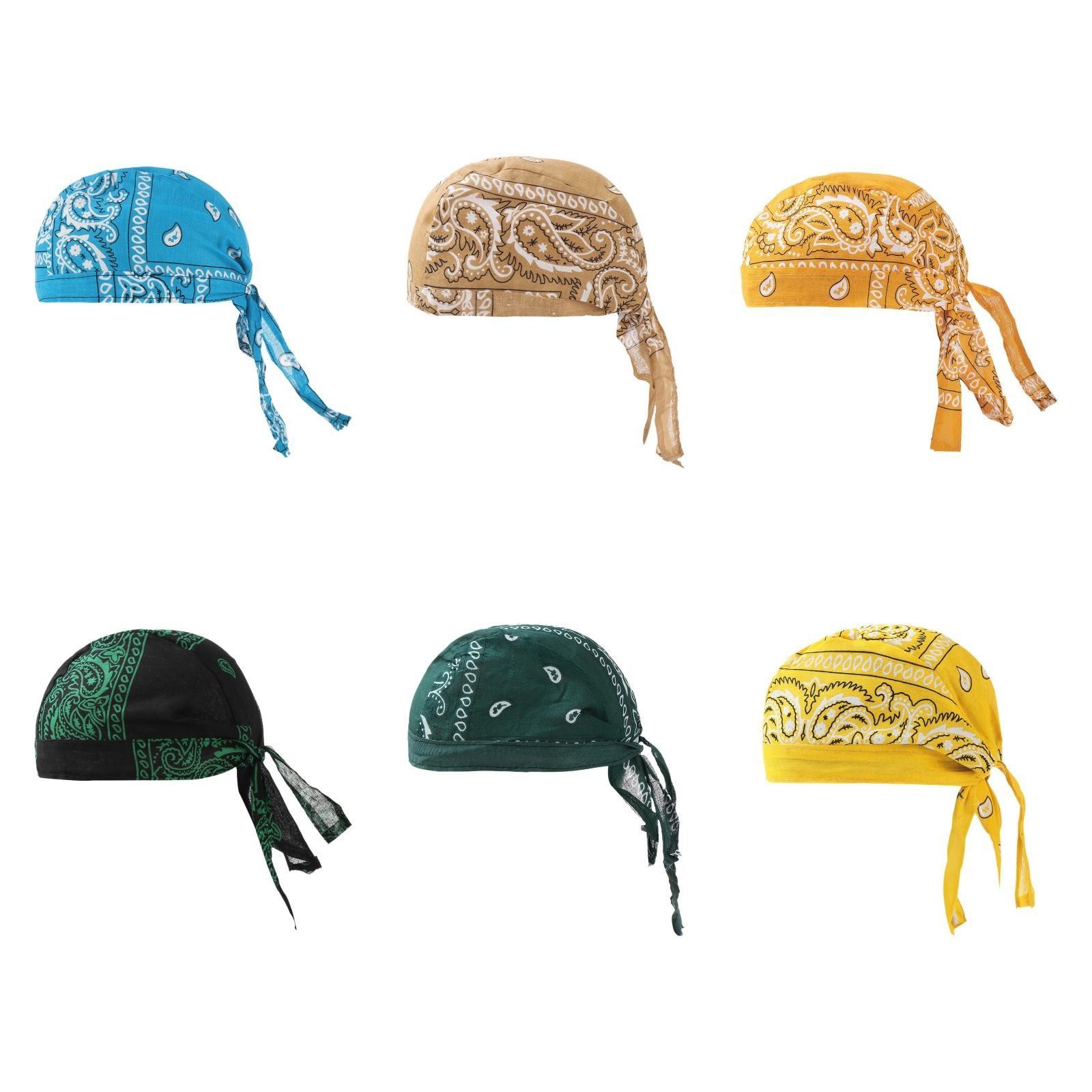 Men Skull Cap Bandana Headscarf for Riding Motorcycle Outdoor Activities