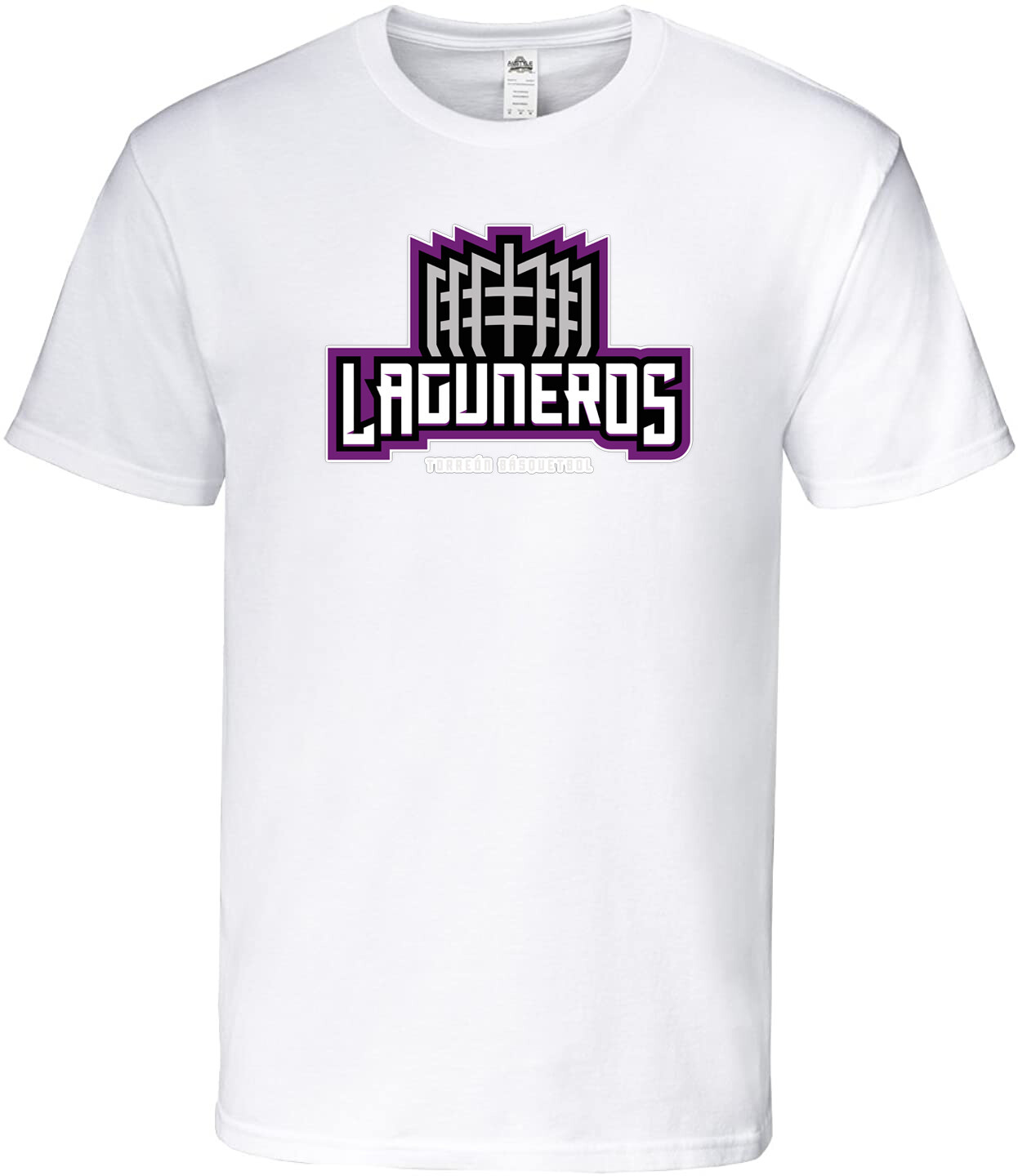Laguneros de la Comarca Basketball T-Shirt 100% Cotton Multiple Colors Crew Neck