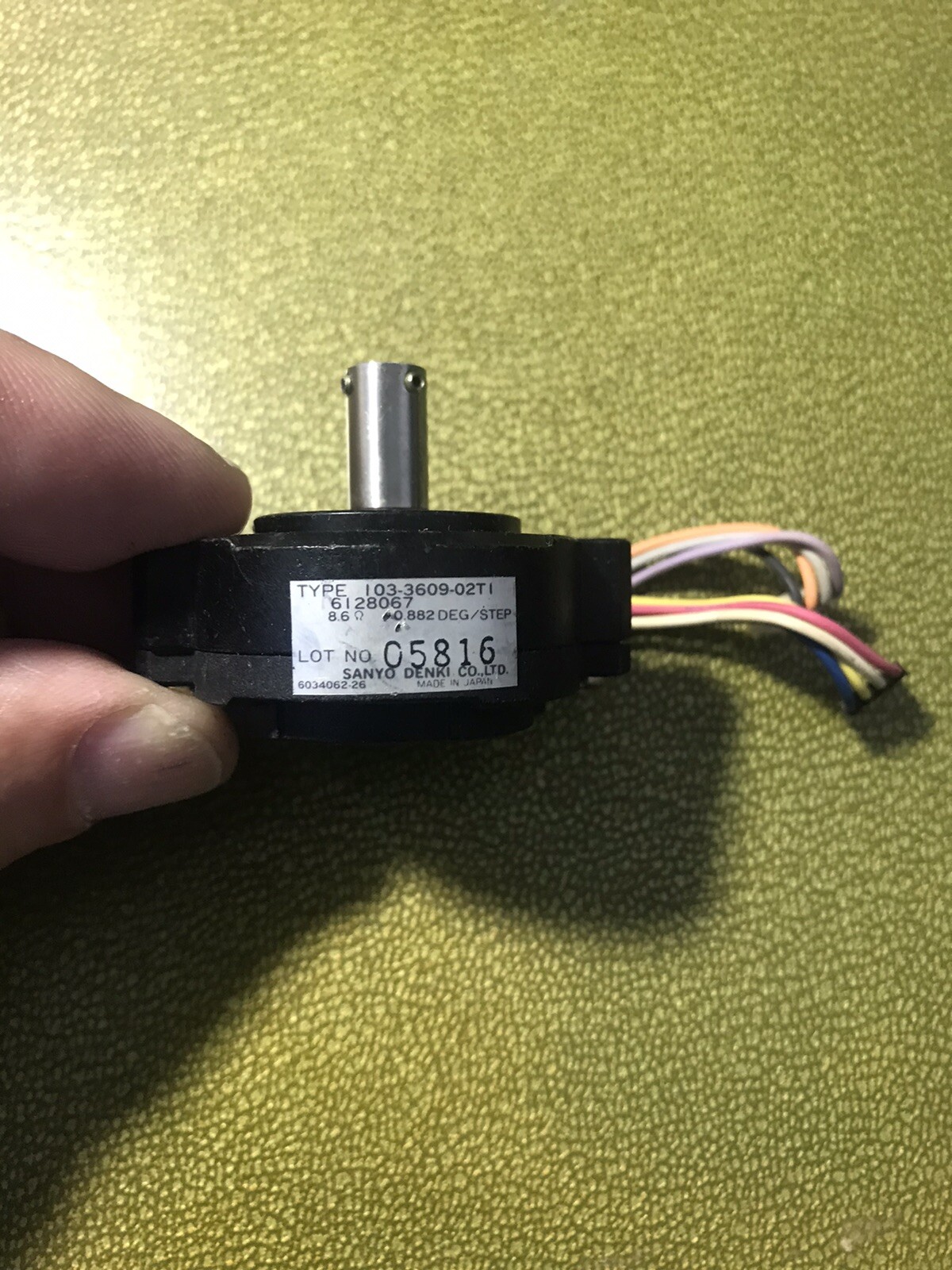 Sanyo Denki 103-3609-02TI Stepper Motor