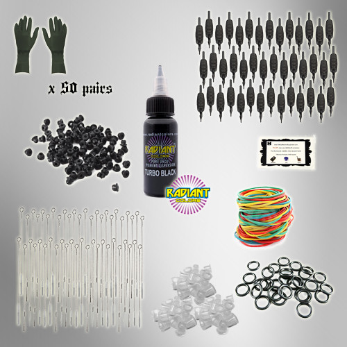 Tattoo Kit Refill pack Essentials tattoo needles INK TKPAK3 Radiant Ink