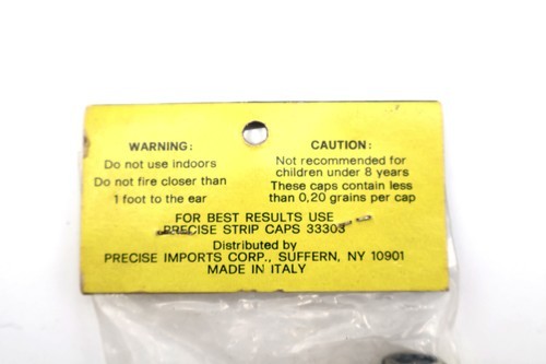 Mini Derringer Cap Pistol by Precise (Made in Italy)