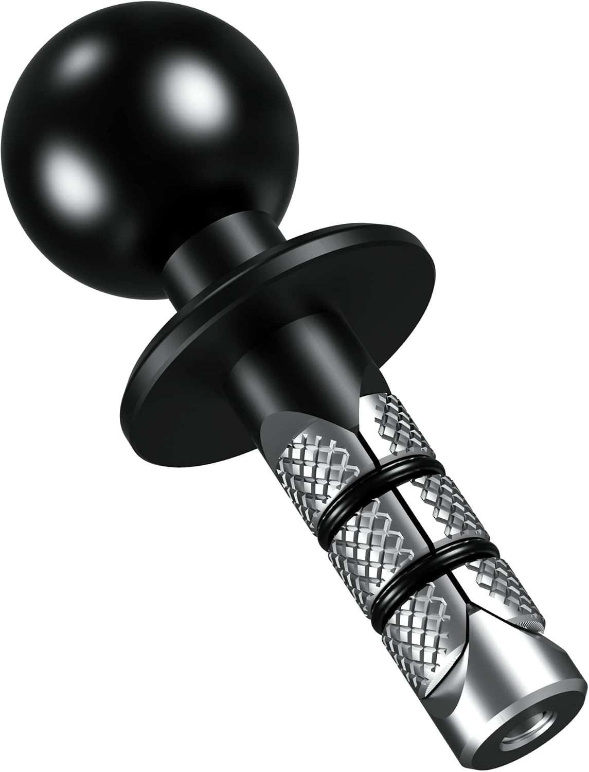 BRCOVAN Metal Motorcycle Fork Stem Mount Base with 1'' TPU Ball for Stem...