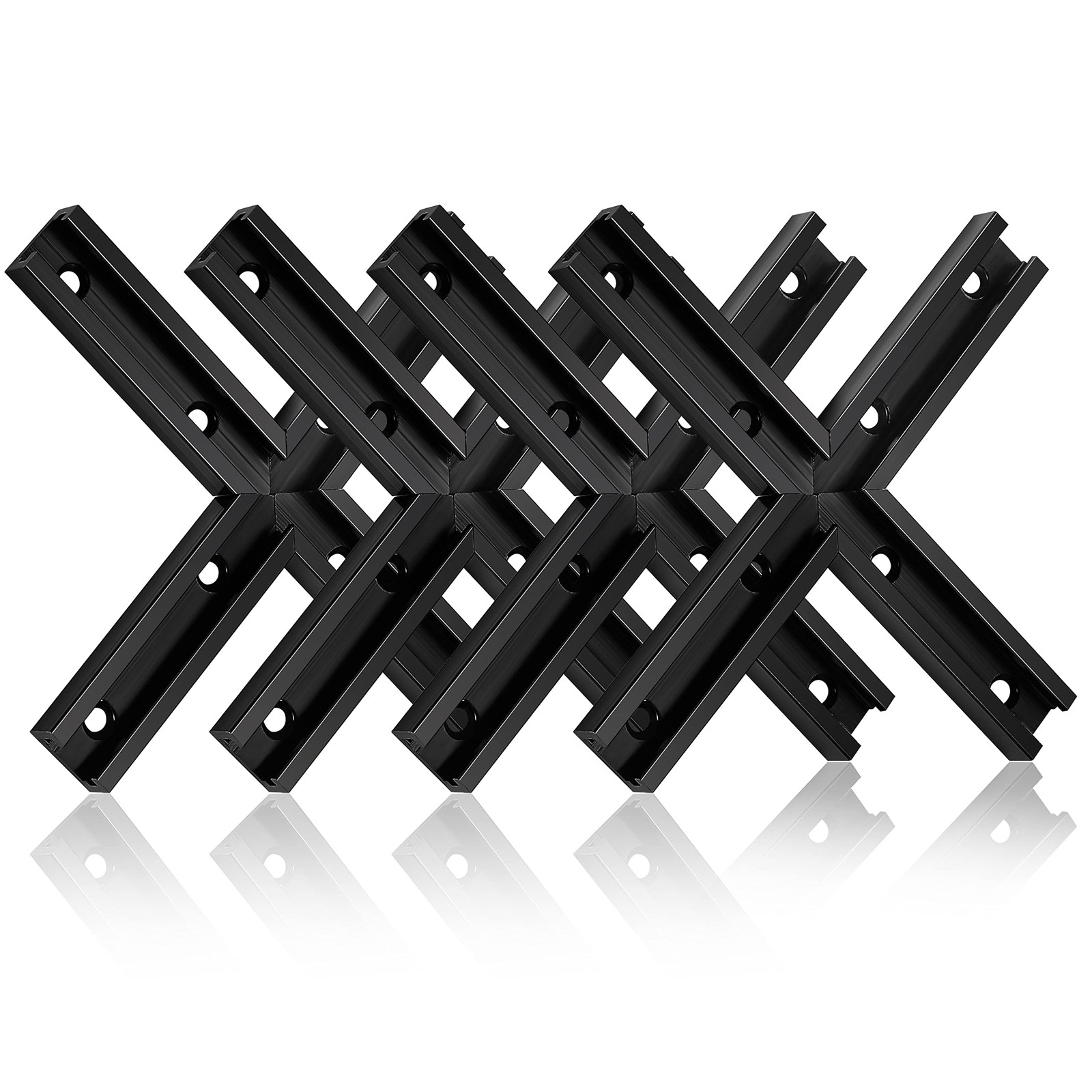 T Tracks Intersection Kit 3 Inch 4 Sets Woodworking Double Cut Jig Profile