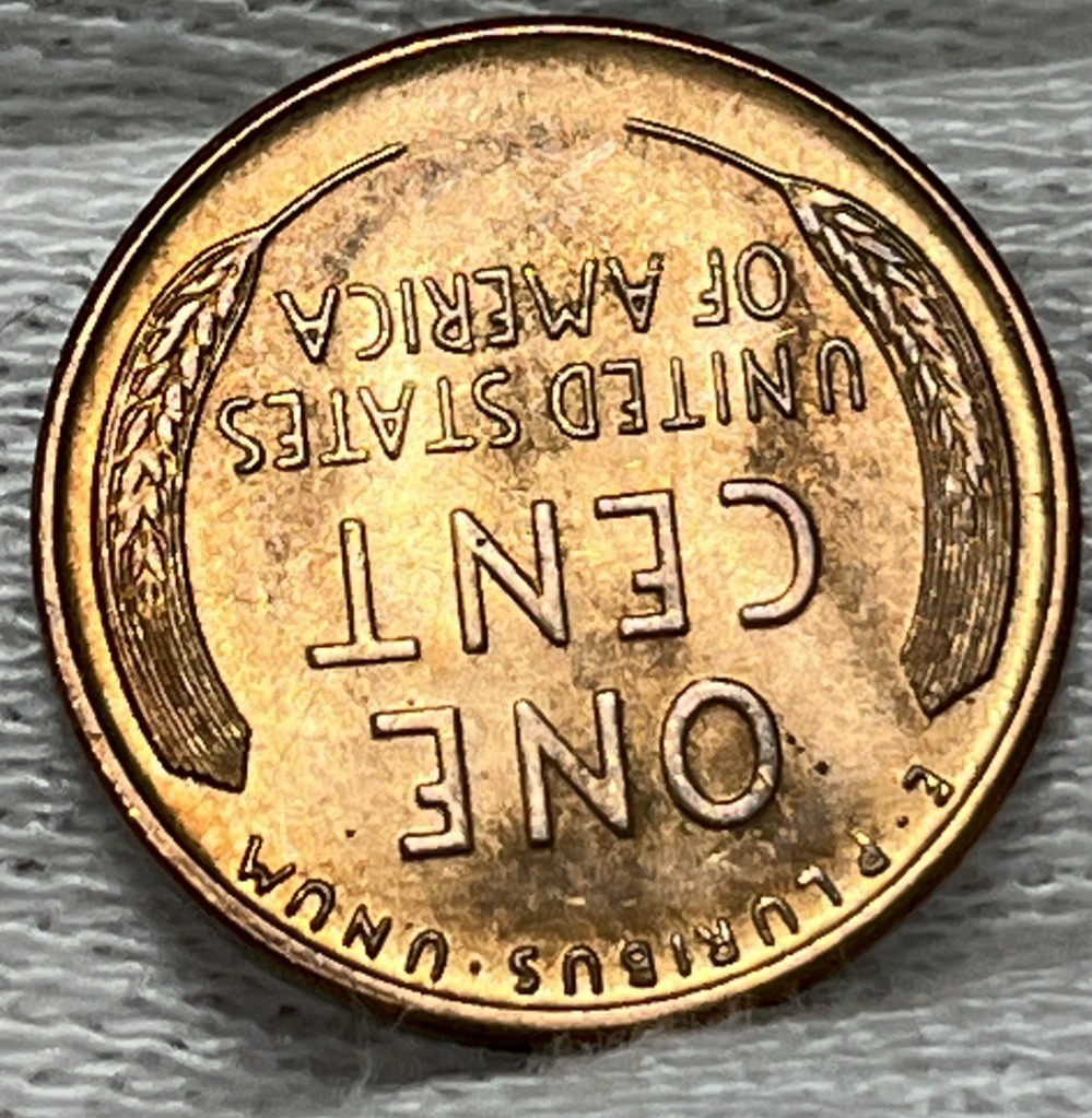 1944 D/D Wheat Penny Errors DDO Die Clash Uncirculated