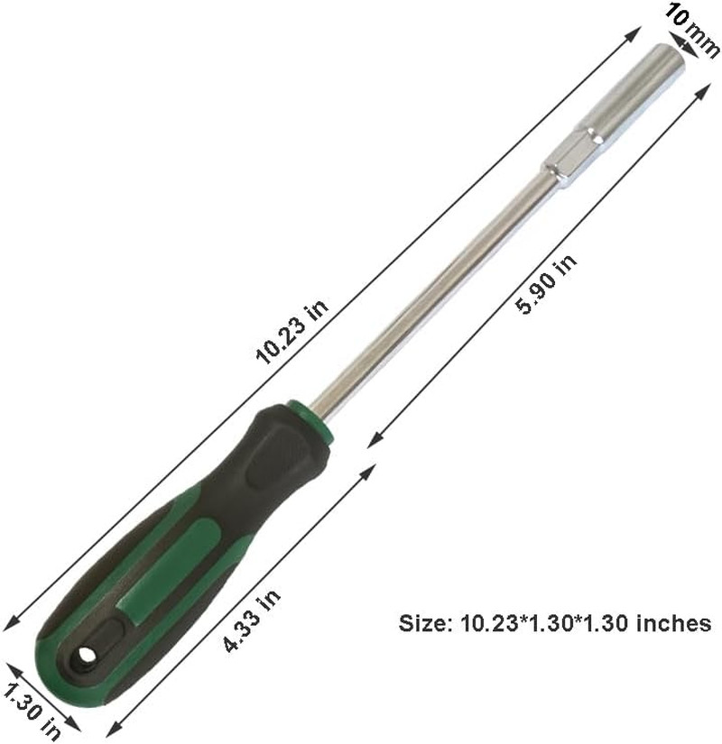 10mm Nut Driver,10mm Deep Socket Wrench Screwdriver for Modern Guitar Tuners Mac