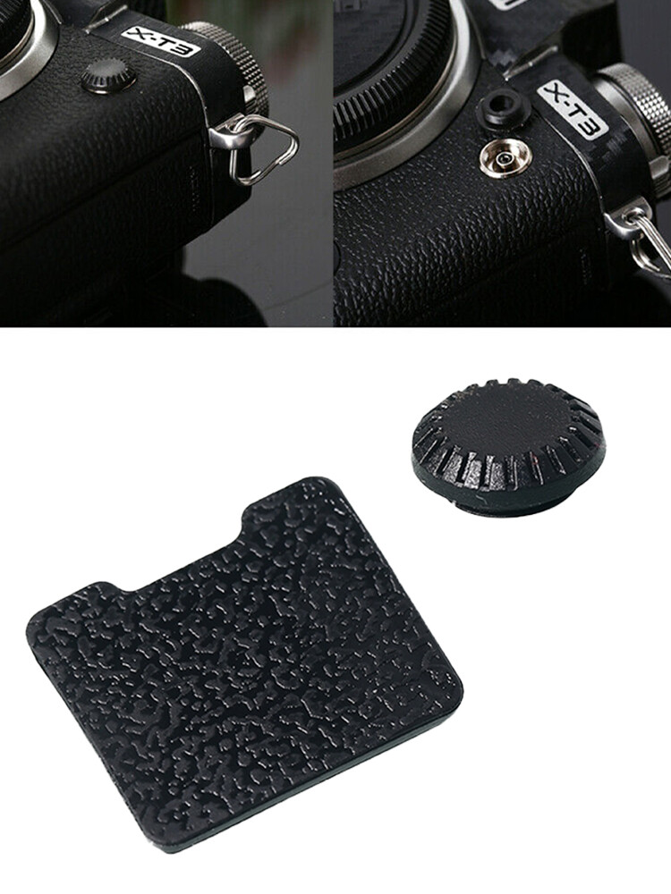 PC Sync Terminal Cap+Battery Grip Cover for Fujifilm XT2 XT3 X-T3 Shutter Remote