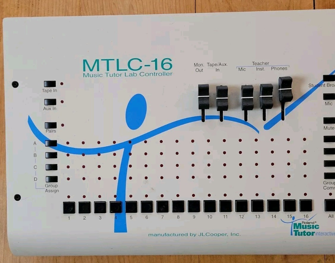 Roland Music Tutor Interactive MTLC-16 Lab Controller *Power Cord*  Keyboard