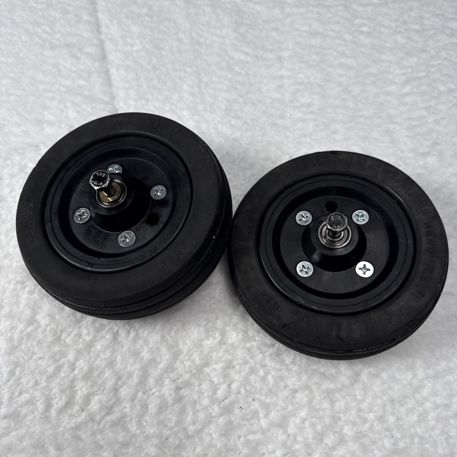 6" Caster Wheel Assembly for the Quickie Pulse 6 Wheelchair ~Set of 2 #K441