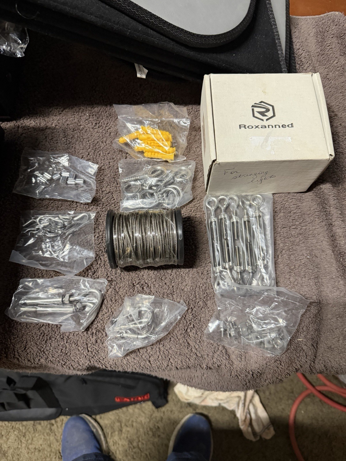 Roxanned 165’ String Light Cable Kit