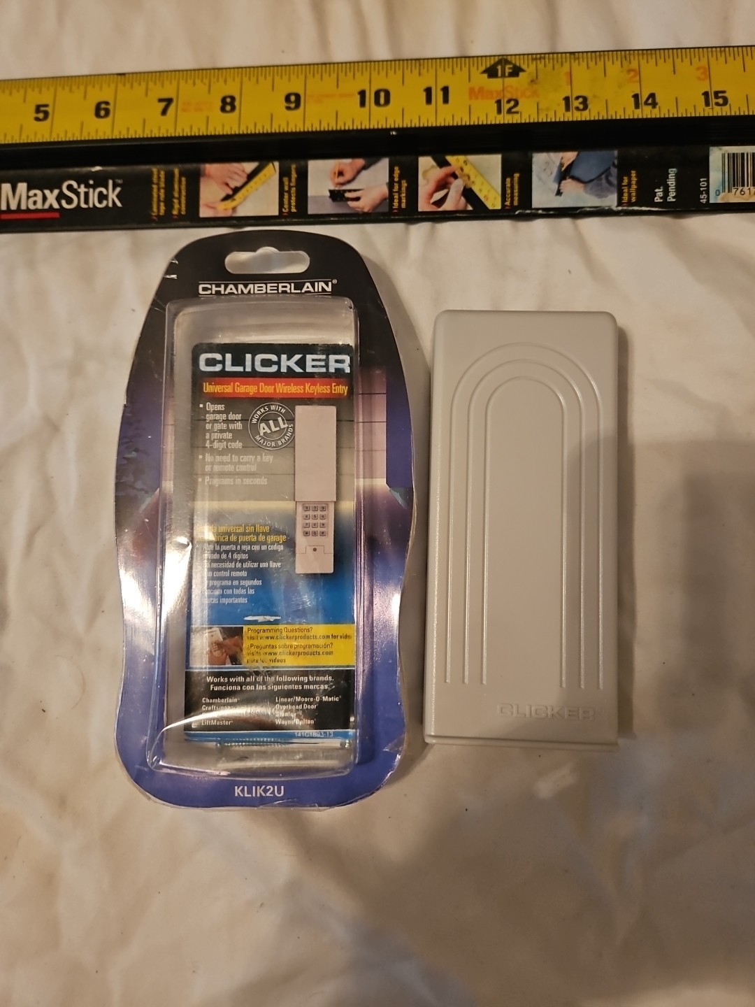Chamberlain Clicker Universal Garage Door Wireless Keyless Entry Remote KLIK2U