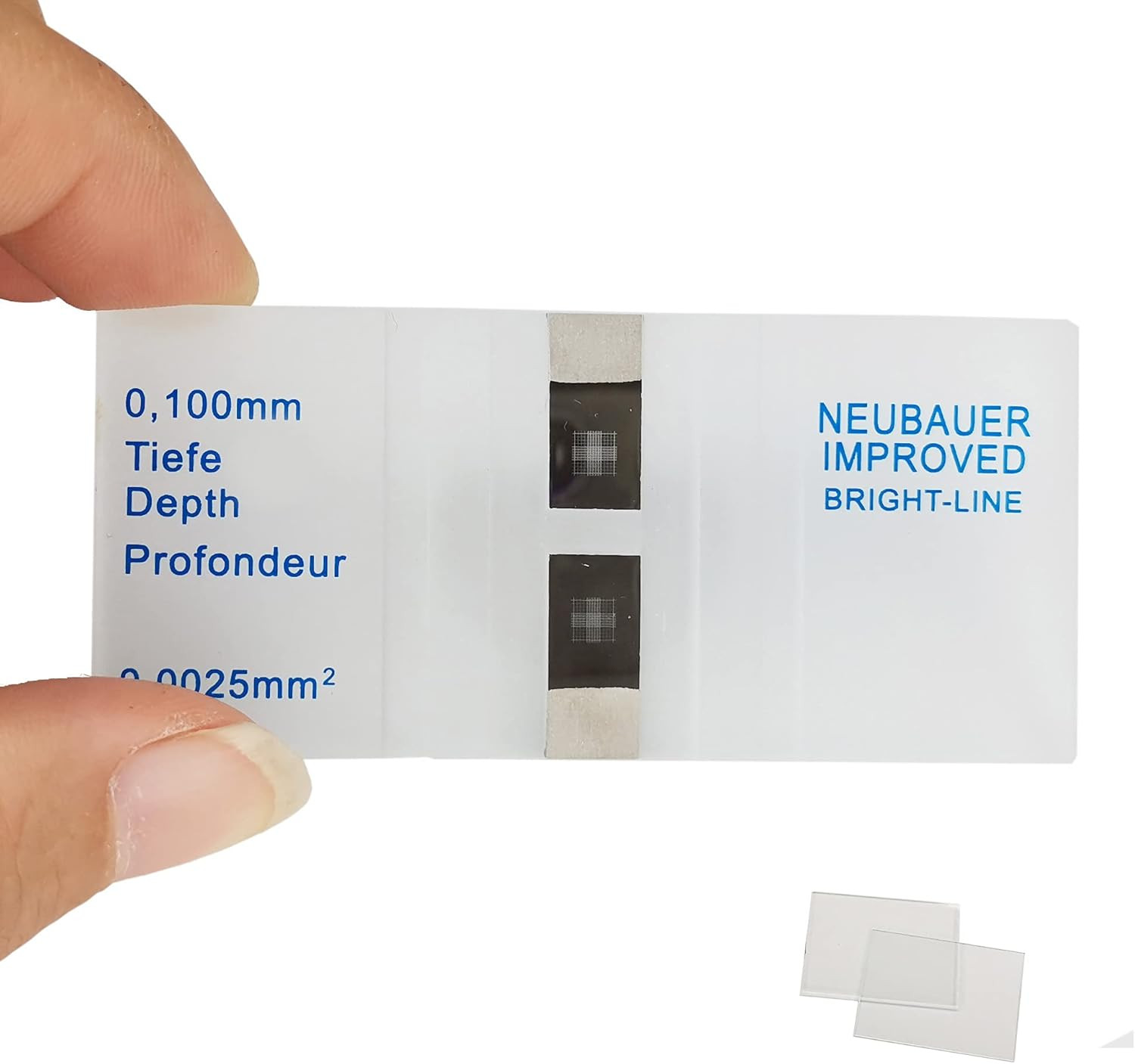 MUHWA Hemocytometer Neubauer Improved Blood Counting Chamber Cell Counting Chamb
