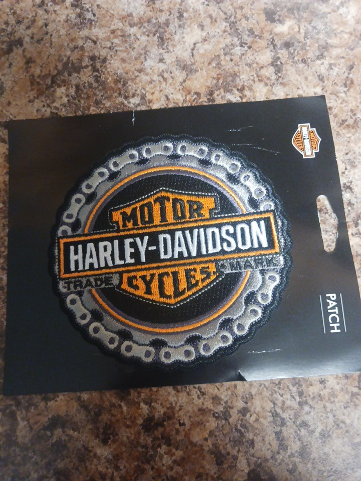 Harley-Davidson  "Chain Trademark" 801292 embroidery Patch
