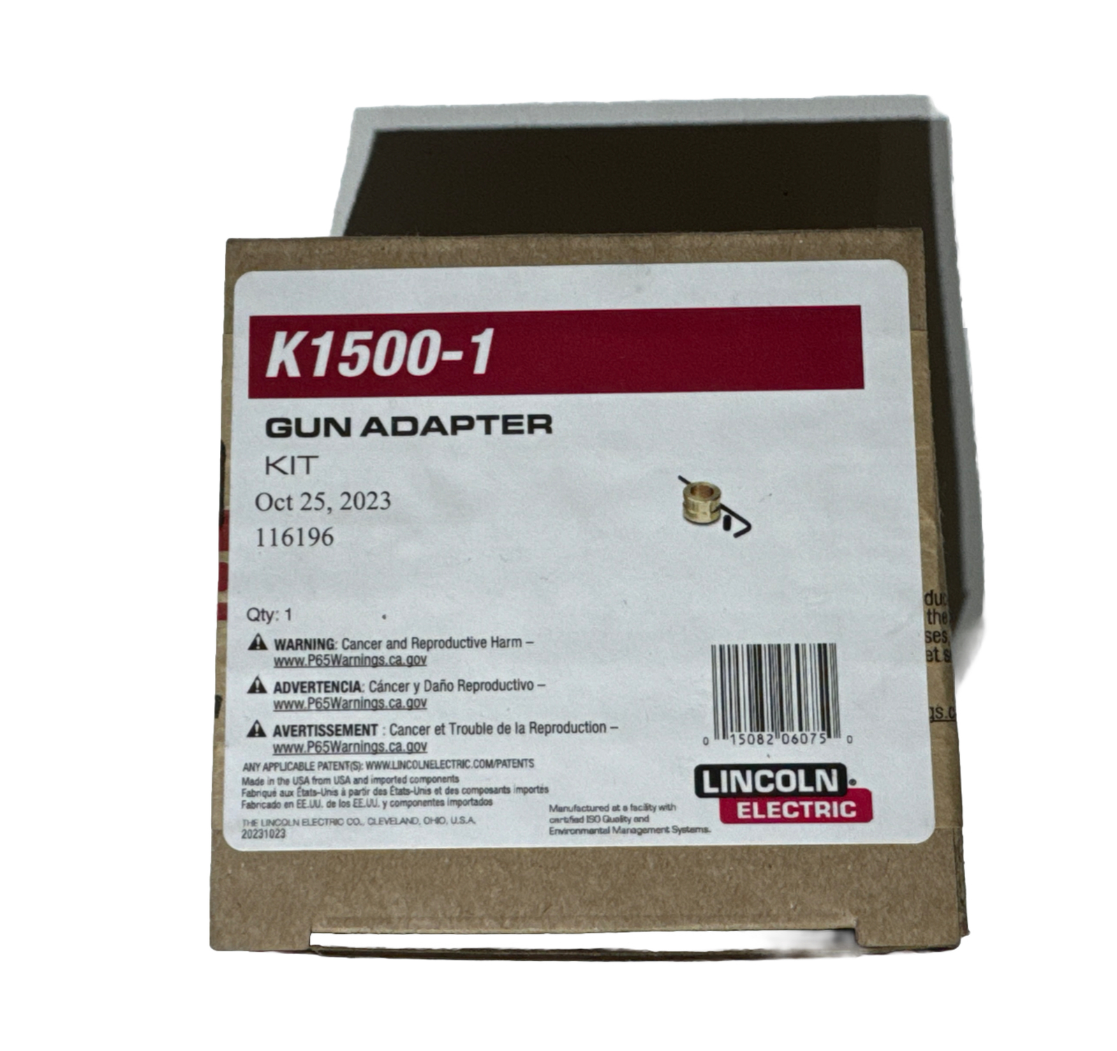 Lincoln Electric K1500-1 Gun Receiver Bushing for Lincoln Electric Guns