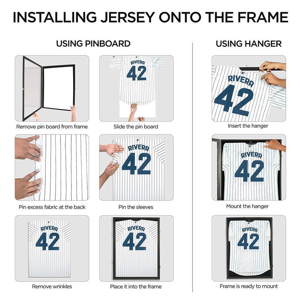 Football Jersey Frame Display Case Jersey Shadow Box Memorabilia Acrylic Clear
