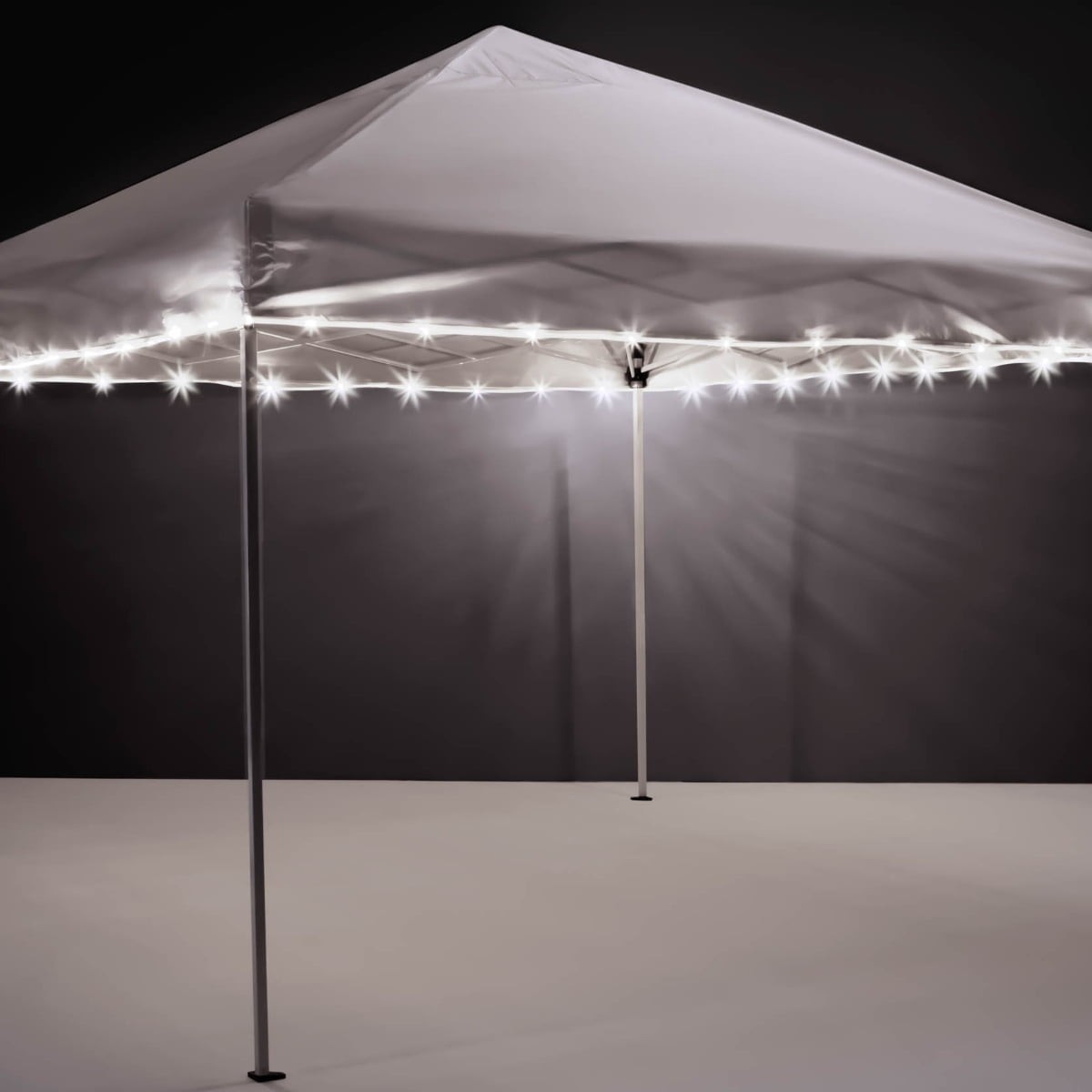 CanopyBrightz LED Tent Lights – 40ft String 10x10 Tents White