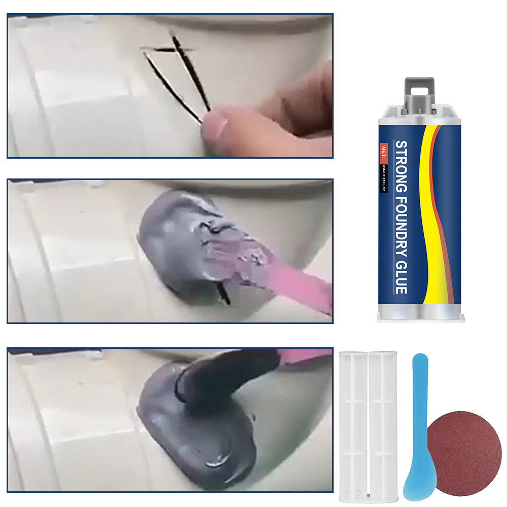Strong Foundry Glue High Temperature Resistant Casting Repair, Metal Repair Glue